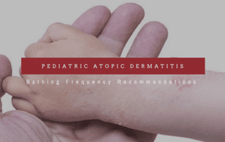 Bathing frequency recommendations for pediatric atopic dermatitis: are we adding to parental frustration?