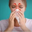 Bacterial Sinus Infection Causing Nasal Congestion And Discomfort